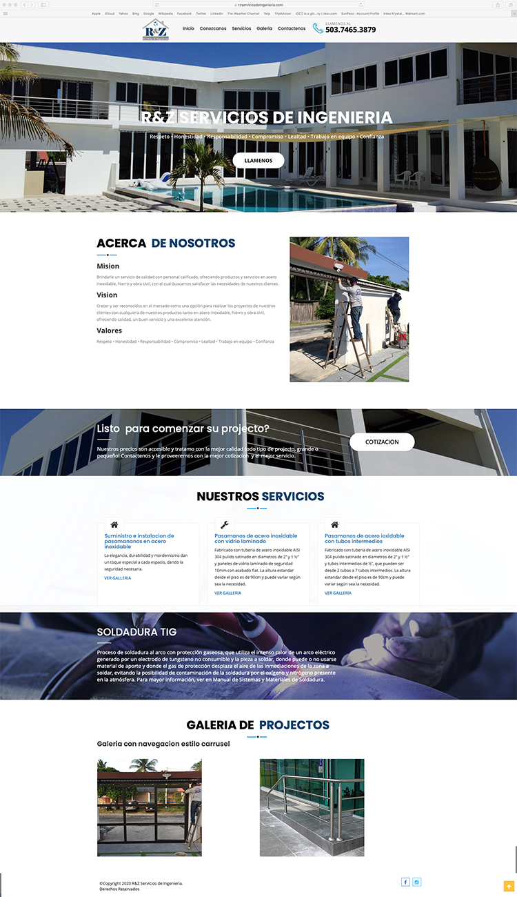 Website Design Sample